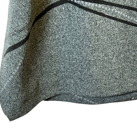 Jolibel Women's Dress Large Gray Silver Metallic Thread Long Sleeves - Picture 6 of 12